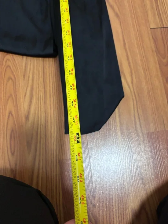 Abercrombie & fitch black satin midi dress - Picture 8 of 8